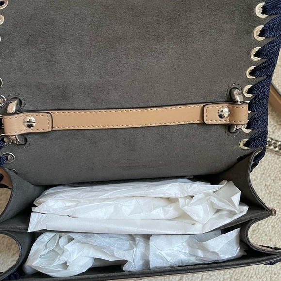 Authentic Fendi Kan 1 whipstitch small crossbody bag - Picture 7 of 10